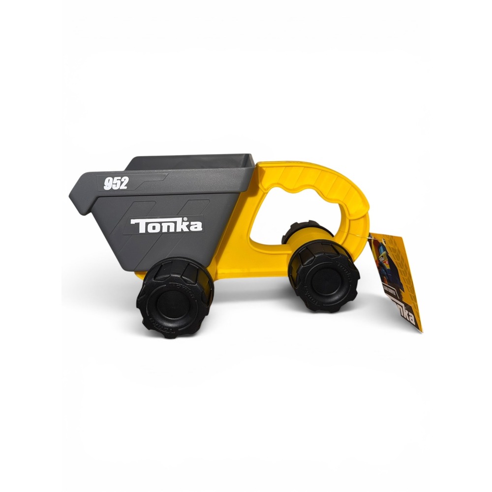 Tonka 952 Sand Dumper Truck Toy Yellow‎ Gray Plastic Construction Vehicle Kids
